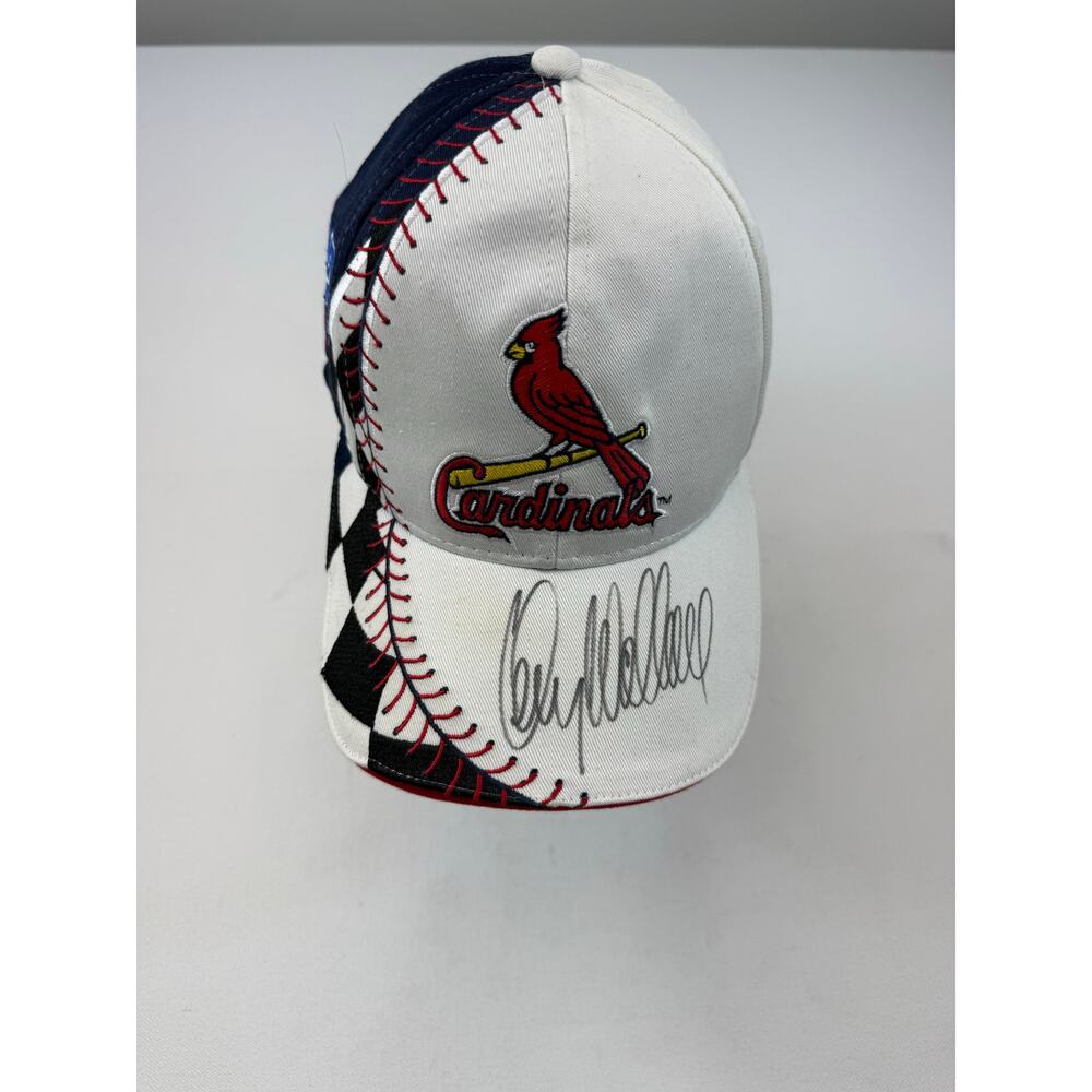 Kenny Wallace‎ Signed StL Cardinals NASCAR Hat Vintage Baseball Cap Autographed